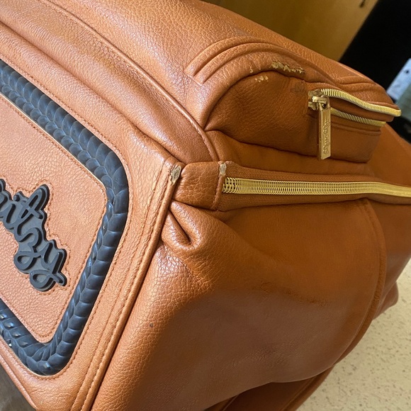 Itzy Ritzy Brown Leather Backpack - Picture 12 of 16